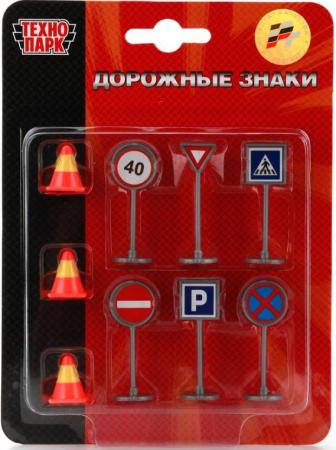 

НАБОР "ТЕХНОПАРК" ДОРОЖНЫЕ ЗНАКИ НА БЛИСТЕРЕ (РУСС. УП.) в кор.2*24шт