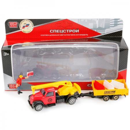 

Модель "Технопарк" металл. СТРОЙКА С ПРИЦЕПОМ 16см, подв. элем, в ассорт. в русс. кор. в кор.2*48шт