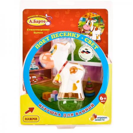 

ИГРУШКА ПВХ "ИГРАЕМ ВМЕСТЕ" БЫЧОК, СВЕТ+ЗВУК НА БЛИСТЕРЕ (РУСС. УП.) в кор.6*12шт