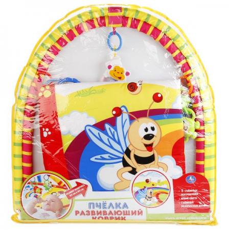 

КОВРИК ДЕТСКИЙ "УМКА" ПЧЕЛКА, С ИГРУШКАМИ НА ПОДВЕСКЕ В ПАК. (РУСС. УП.) 83*3*83СМ в кор.2*6шт