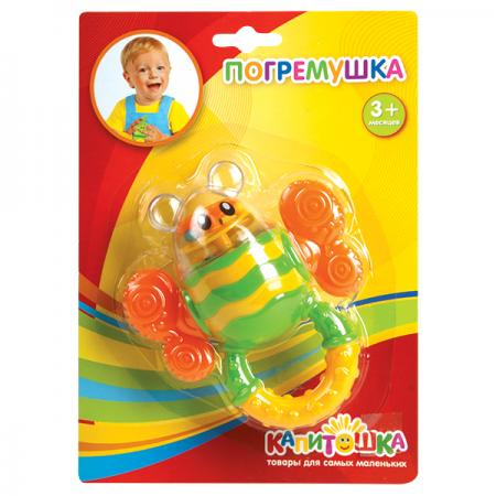 

ПОГРЕМУШКА "УМКА" "ШМЕЛЬ" ЦВЕТ В АССОРТ. 320-1F НА КАРТ. (РУСС. УП.) 21*14*5СМ в кор.48шт