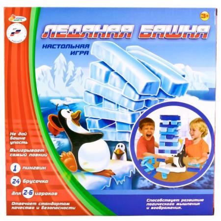 

НАСТОЛЬНАЯ ИГРА "ИГРАЕМ ВМЕСТЕ" "ЛЕДЯНАЯ БАШНЯ" В РУСС. КОР. в кор.2*18шт