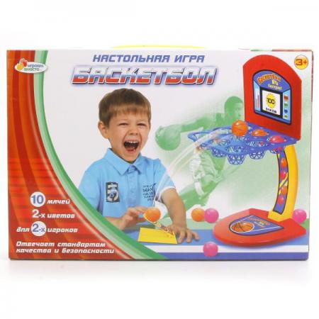 

ИГРА НАСТОЛЬНАЯ "ИГРАЕМ ВМЕСТЕ" БАСКЕТБОЛ 40788 В РУСС. КОР. 33*23*5,5СМ в кор.2*24шт