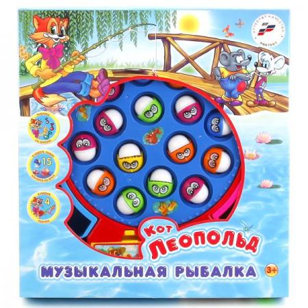 

ИГРА РЫБАЛКА "ИГРАЕМ ВМЕСТЕ" "КОТ ЛЕОПОЛЬД" НА БАТ. ПЕСЕНКА В РУСС. КОР. 20,5*21,5*3,5СМ в кор.60шт