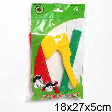 

ИГРА "СТОЛЯРНЫЙ НАБОР" (НОЖОВКА, ТОПОР, МОЛОТОК) в кор.25шт