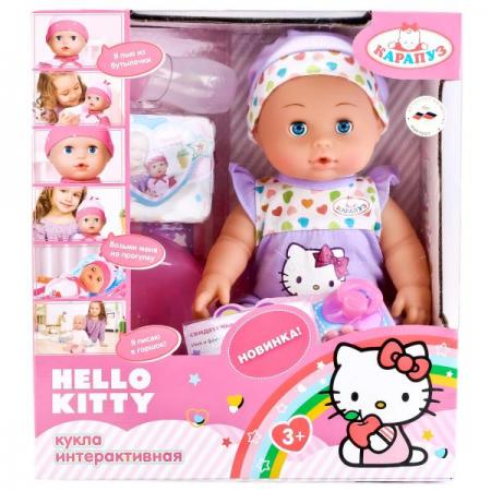 

ПУПС "КАРАПУЗ" HELLO KITTY 30 СМ, 3 ФУНКЦИИ, ПЬЕТ И ПИСАЕТ, С АКСЕСС., В РУСС. КОР. в кор.12шт
