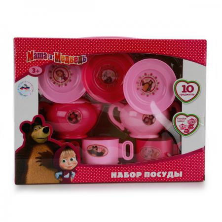 

НАБОР ПОСУДЫ "ИГРАЕМ ВМЕСТЕ" "МАША И МЕДВЕДЬ" В РУСС. КОР. 22,5*30*8СМ в кор.2*15шт