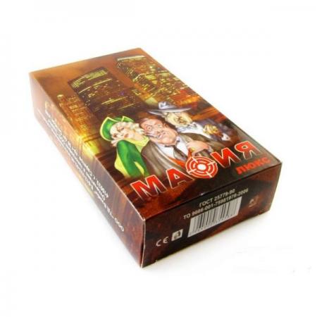 

ИГРА КАРТОЧНАЯ "МАФИЯ ЛЮКС" БОЛЬШАЯ КОРОБКА в кор.50шт