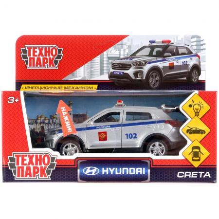 

Автомобиль Технопарк HYUNDAI CRETA ПОЛИЦИЯ серебристый CRETA-P-SL