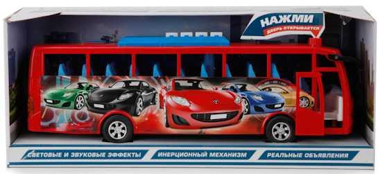 

Автобус Играем вместе АВТОБУС красный 838B-15-R
