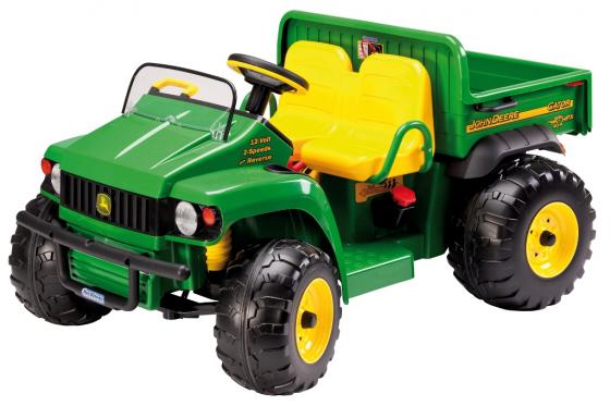 

Каталка-машинка Peg Perego JD Gator HPX пластик от 3 лет на колесах зелено-желтый