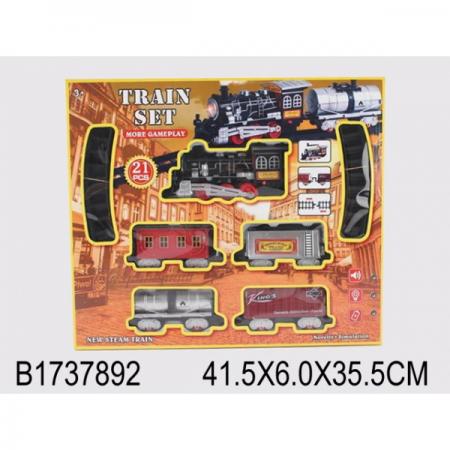 

Железная дорога на бат. свет+звук 98923 в кор. в кор.2*18шт