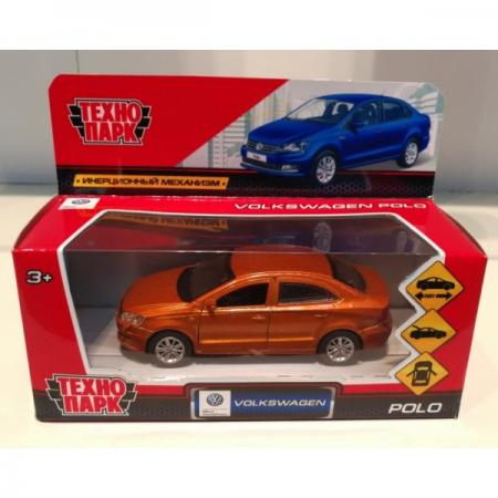 

ТМ Технопарк. Машина металл "VW POLO" 12см, открыв. двери, инерц., ЦВЕТ В АССОРТ в кор. в кор.2*36шт