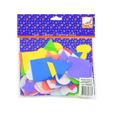 

Фигурки из пористой резины самоклеящиеся ШКОЛА, ассорти, 3 диз., п/п с е/подвесом