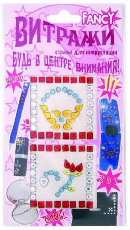 

Стразы для инкрустации ВИТРАЖИ, ассорти, 2 диз., п/п с е/подвесом