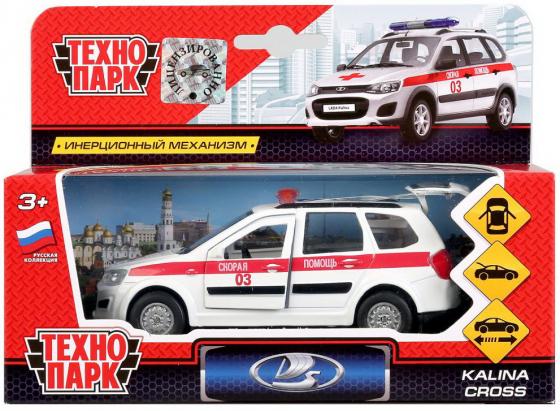 

Машина металл LADA Kalina Cross скорая 12см, открыв. двери, инерц. в кор. ТМ Технопарк в кор.2*24шт