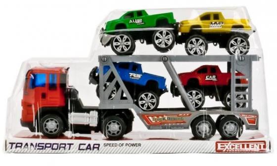 

АВТОВОЗ ИНЕРЦ. С 4-МЯ МАШИНКАМИ, ЦВЕТ В АССОРТ. В ПЛАСТ. 31,5*9*17,5СМ в кор.2*36шт