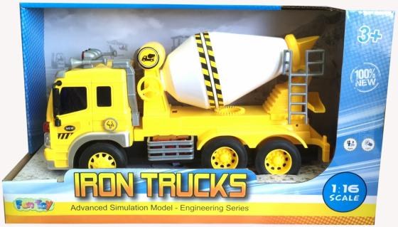

Машина пластиковая FUN TOY 44404/11 Грузовик с бетономешалкой