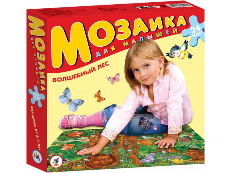 

Мозаика Собирай на полу.Волшебный лес ДРОФА 1718
