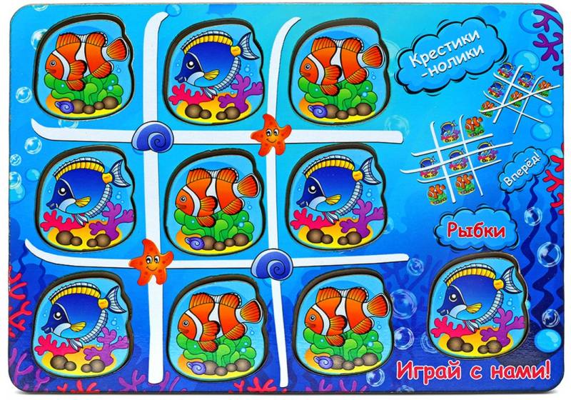 

Пазл Wood Toys крестики-нолики Водный мир
