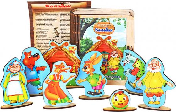 

Развививающая игрушка Wood Toys настольный театр Колобок