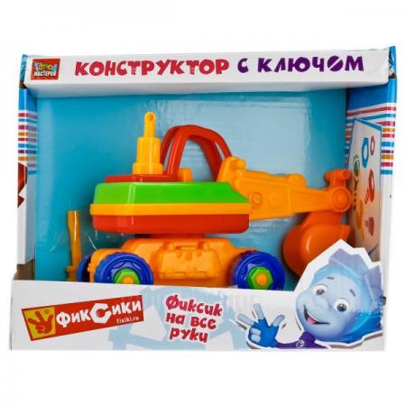 

КОНСТРУКТОР ЭКСКАВАТОР С КЛЮЧОМ "ГОРОД МАСТЕРОВ" ФИКСИКИ В РУСС. КОР. в кор.2*24шт