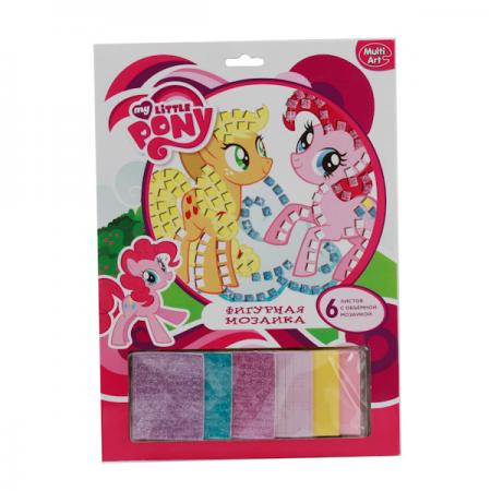 

НАБОР Д/ТВОРЧЕСТВА "MULTIART" ФИГУРНАЯ МОЗАИКА СО СТРАЗАМИ, MY LITTLE PONY НА КАРТ. в кор.4*24шт