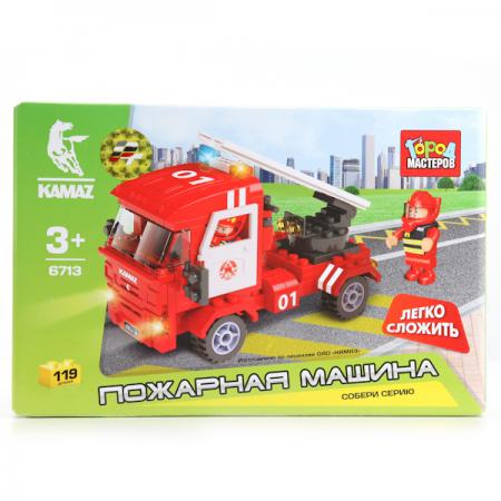 

КОНСТРУКТОР "ГОРОД МАСТЕРОВ" ПОЖАРНАЯ МАШИНА, "ЛЕГКО СЛОЖИТЬ", в кор.36шт