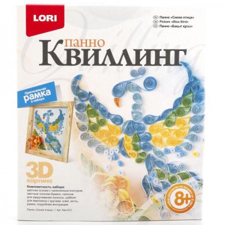 

Квиллинг. Панно Синяя птица