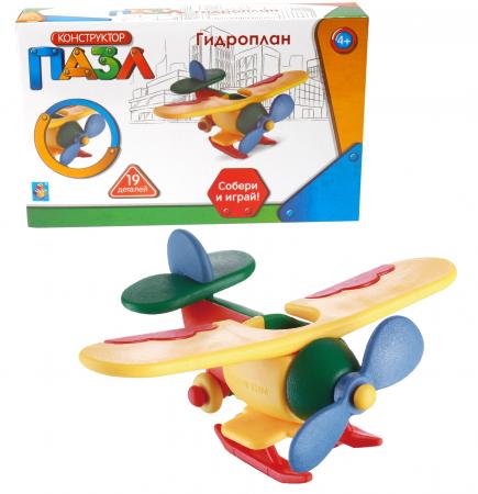 

Пазл-конструктор 1toy Гидроплан 19 элементов