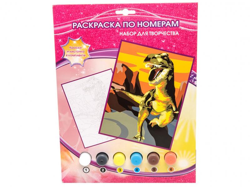 

Набор для творчества Multi Art Раскраска по номерам Динозавр от 5 лет 6031PB1