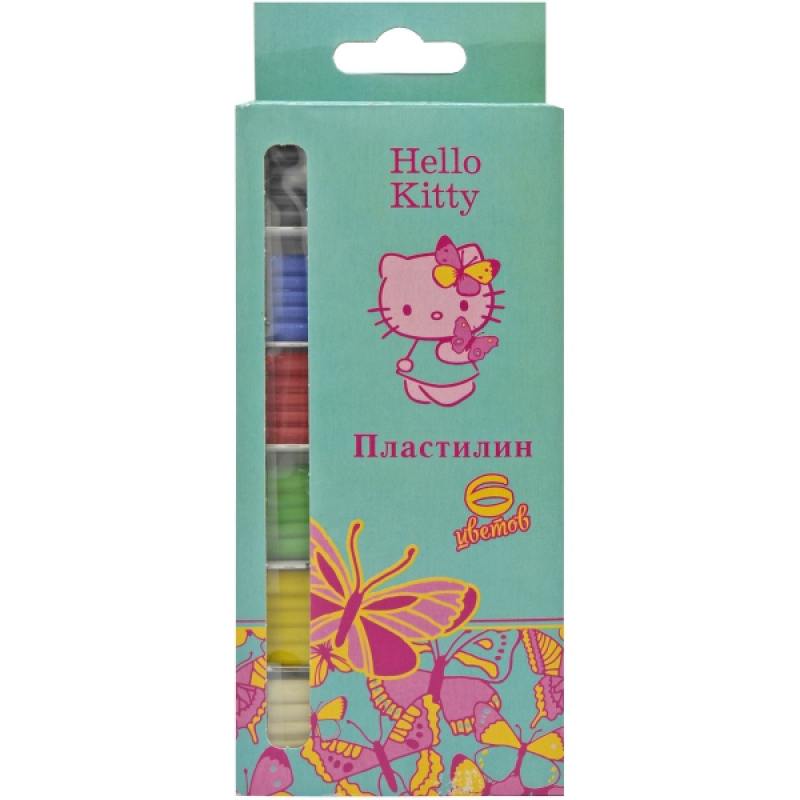 

Пластилин ACTION! HELLO KITTY со стеком, 6 цв, 120 г, картонная коробка с е/п