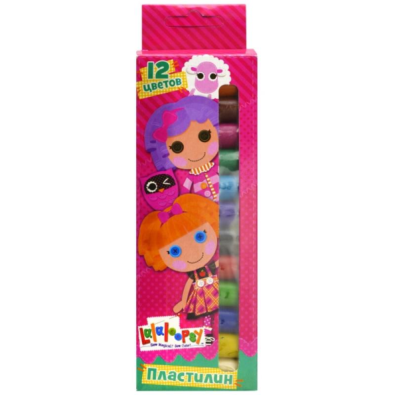 

Пластилин ACTION! LALALOOPSY, 12 цв, 120 гр, карт. уп. с европодвесом, 1 диз