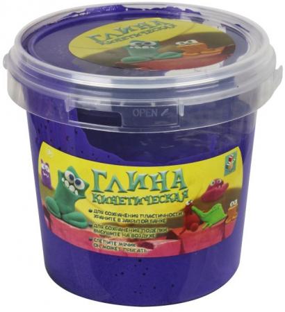

1toy Кинетическая глина, фиолетовая, банка 230гр