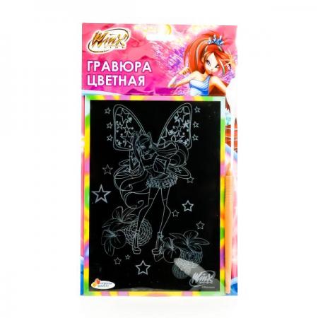 

НАБОР Д/ТВОРЧЕСТВА "MULTIART" ГРАВЮРА WINX ЦВЕТНАЯ А5, В АССОРТ. В ПАК. (РУСС. УП.) в кор.4*72шт