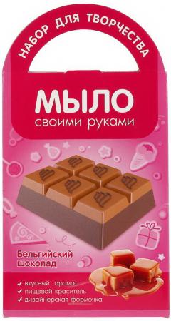 

МЫЛО СВОИМИ РУКАМИ "БЕЛЬГИЙСКИЙ ШОКОЛАД", СЕРИЯ "КОНДИТЕРСКАЯ" в кор.44шт