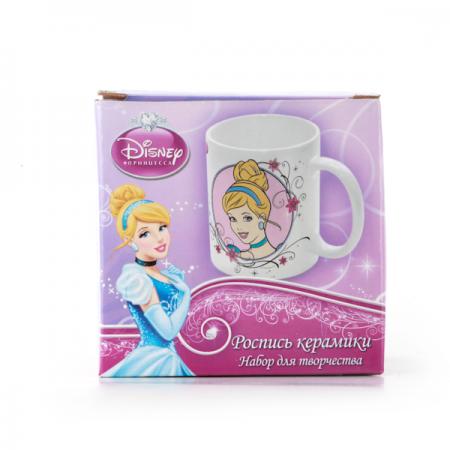 

КРУЖКА ДЛЯ РОСПИСИ "MULTIART" DISNEY ЗОЛУШКА (КРАСКИ+КИСТОЧКА В КОМПЛ.) В РУСС. КОР. в кор.48шт