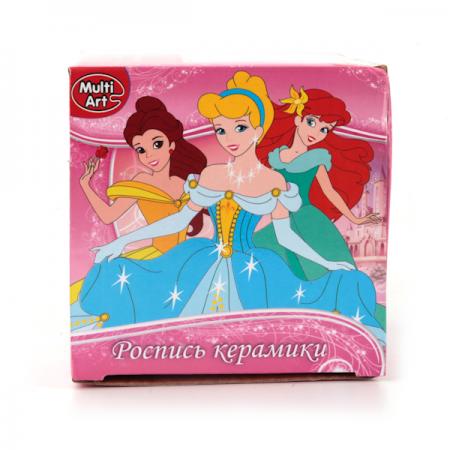 

КРУЖКА ДЛЯ РОСПИСИ "MULTIART" ПРИНЦЕССЫ (КРАСКИ+КИСТОЧКА В КОМПЛ.) В РУСС. КОР. в кор.48шт