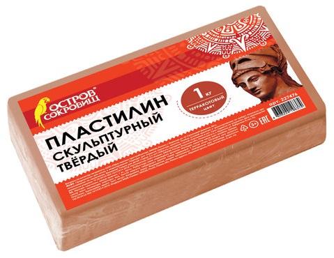 

Пластилин ОСТРОВ СОКРОВИЩ скульптурный 1 цвет 227476