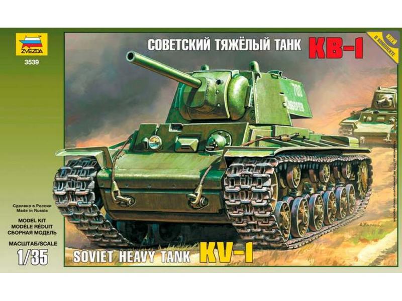 

Танк Звезда КВ-1 советский тяжелый 1:35 3539
