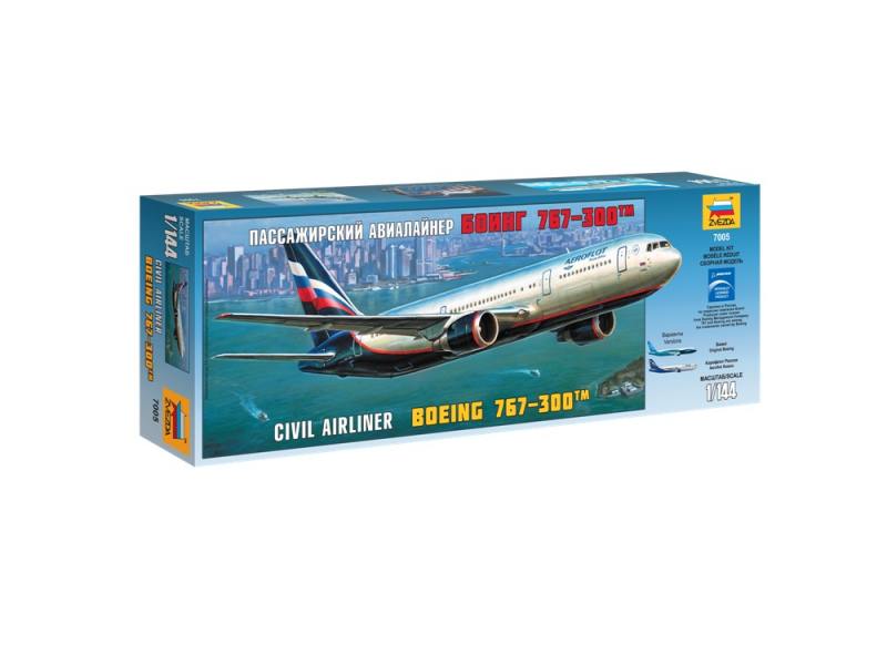 

Самолёт Звезда Боинг 767-300 1:144 7005