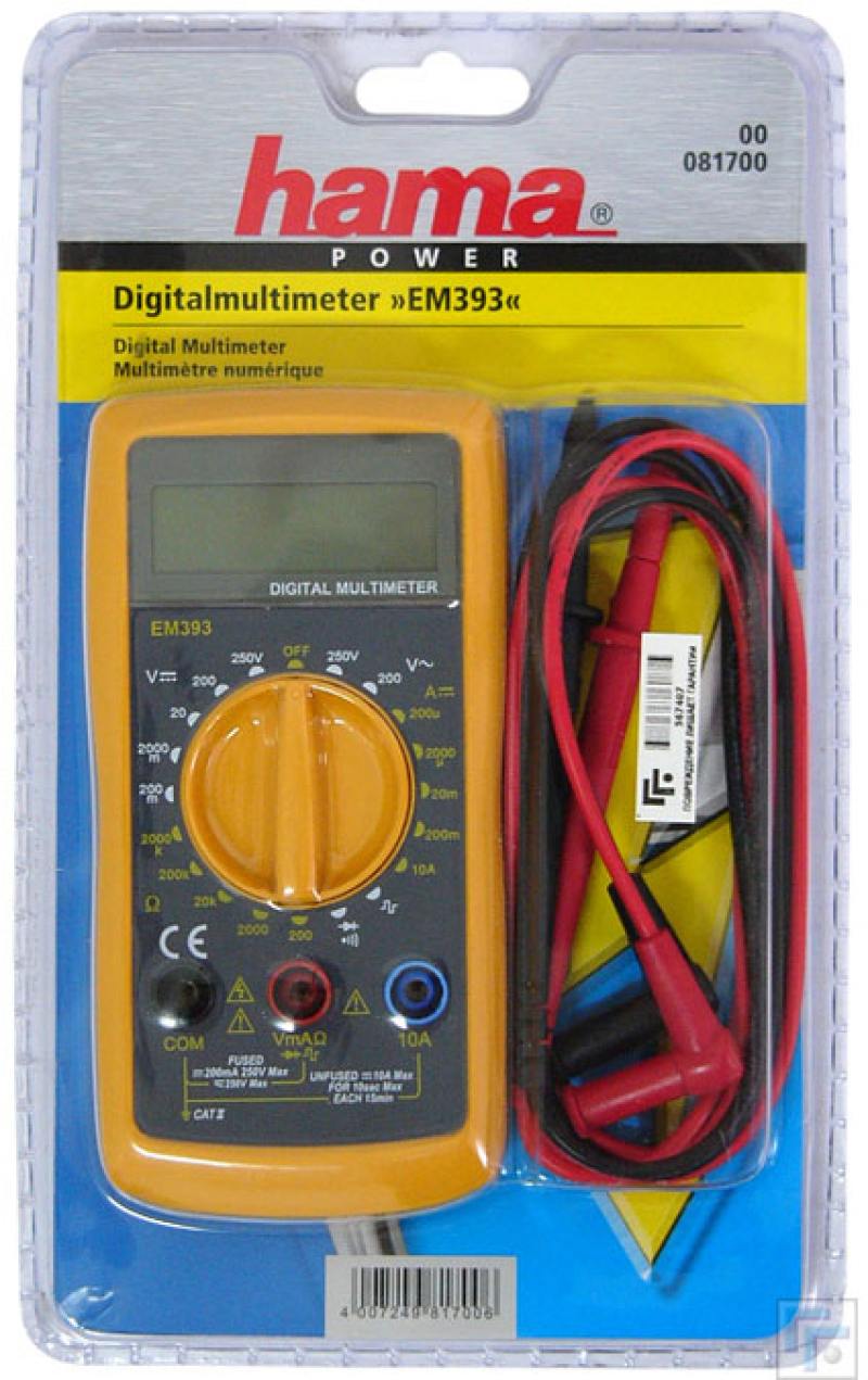 

Мультиметр Hama EM393 Digital 81700