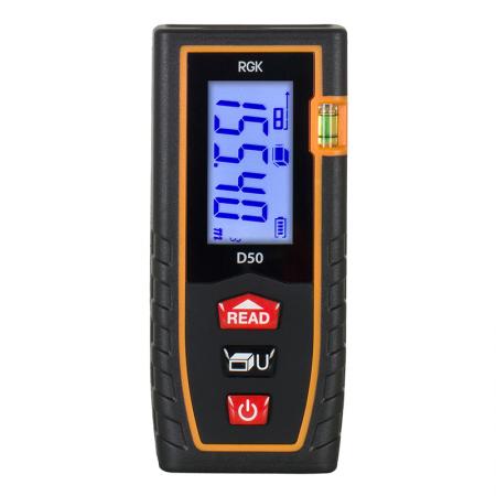 

Дальномер RGK D50 ±2мм 50м дисплей IP54 2хААА 1.5В