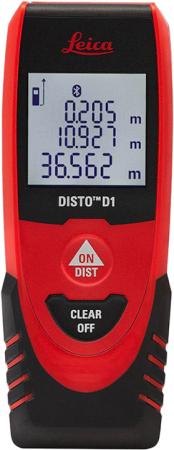 

Дальномер лазерный Leica DISTO D1 дальность 40м точность ± 2 мм