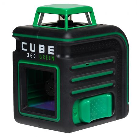

Лазерный уровень ADA CUBE 360 Green Ultimate Edition до20м ±3/10мм/м ±4° 535нм зеленый луч IP54