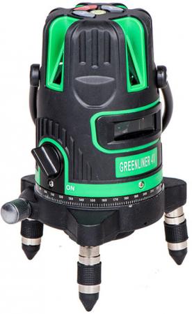 

Уровень INSTRUMAX GREENLINER 4V 3хАА 5линии 1отвес 30м сумка-чехол