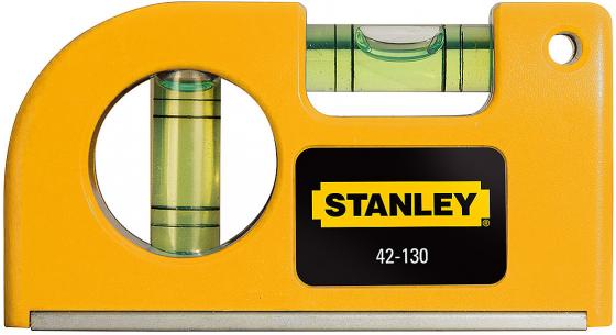 

Уровень STANLEY 0-42-130 87мм 0.5мм/м 2 глазка магнит