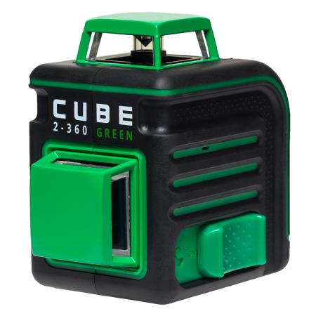 

Лазерный уровень ADA CUBE 2-360 Green Ultimate Edition до20м ±3/10мм/м ±4° 535нм зеленый луч IP54