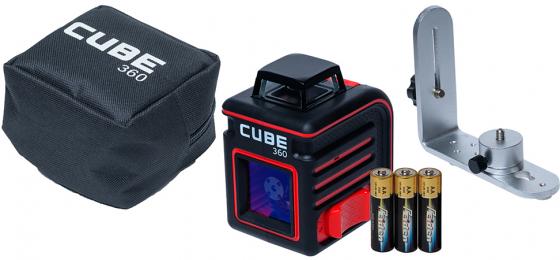 

Уровень лазерный ADA Cube 360 Home Edition 20(70)м ±3/10мм/м ±4° лазер2