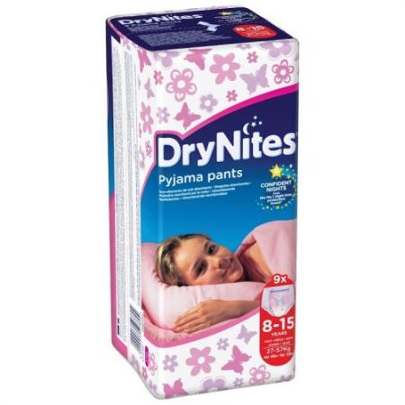 

HUGGIES Трусики DryNights для девочек 8-15лет 9шт